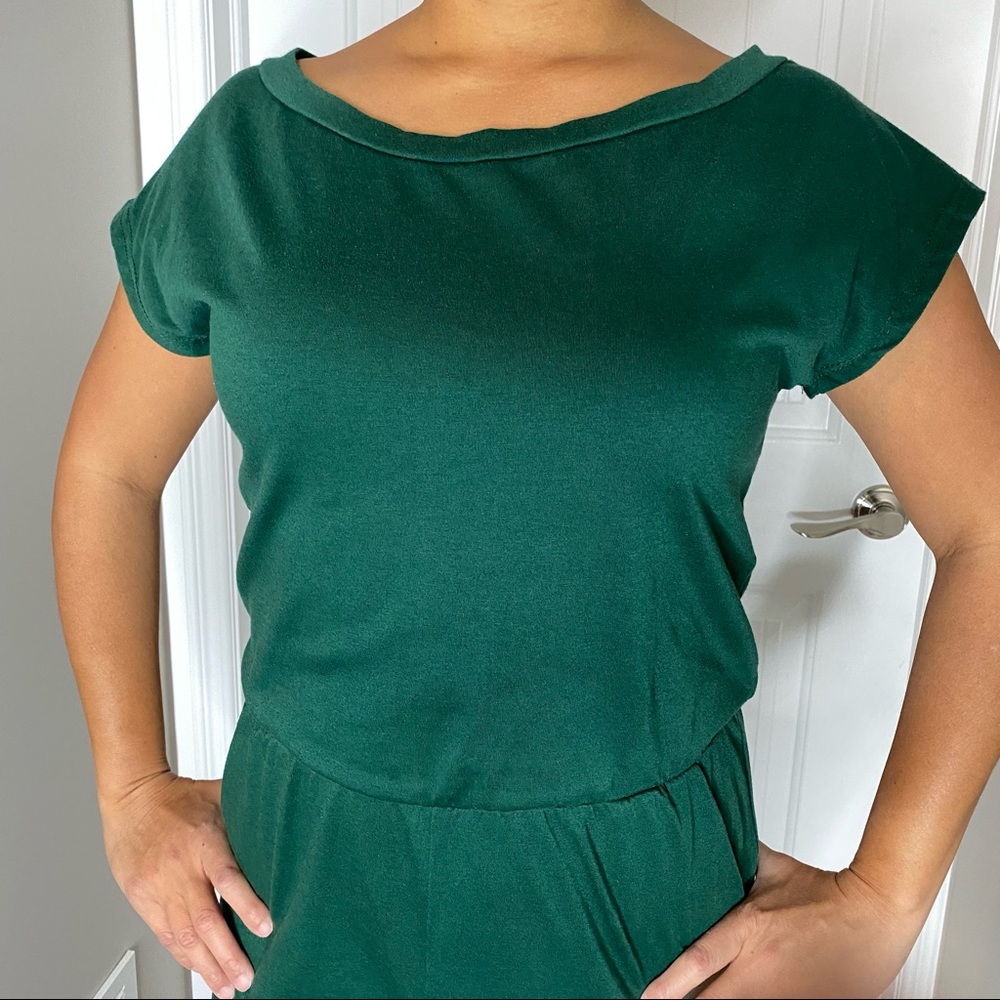 Prettygarden Loose Solid Off Shoulder Elastic Wai… - image 4